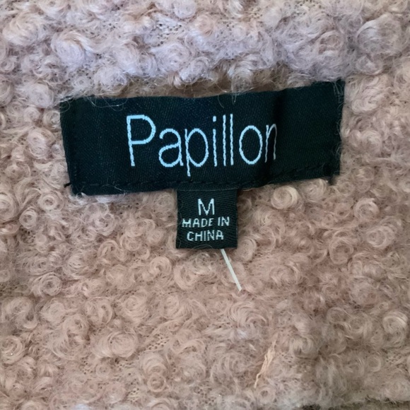 Papillon Womens Cozy Boucle Textured Knit Sweater Jacket Maeve Comfy Cozy M - Picture 13 of 15
